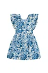 Cara Cara New York Sage Dress In Berries Egret