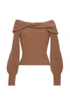 Cara Cara New York Salma Top In Beige