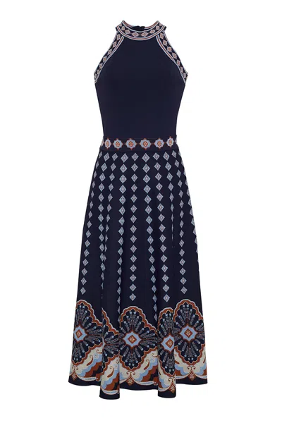 Cara Cara New York Sandrinna Dress In Jules Navy