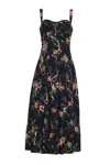 Cara Cara New York Santiago Dress In Chintz Black