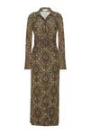 Cara Cara New York Shirley Dress In Mila Turtledove