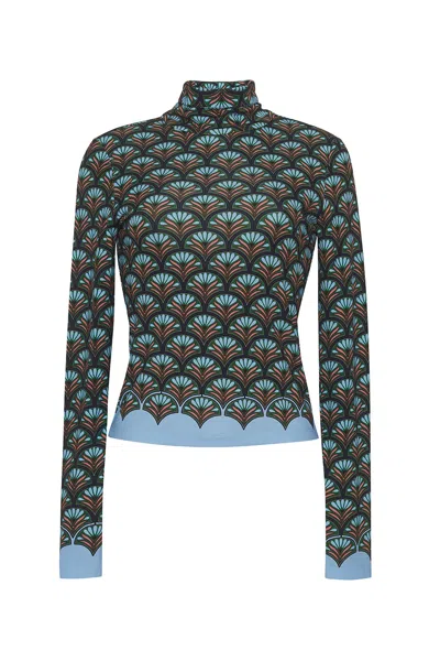 Cara Cara New York Suzie Top In Verve Navy
