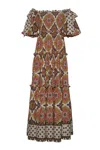 Cara Cara New York Tatiana Dress In Mandala Navy
