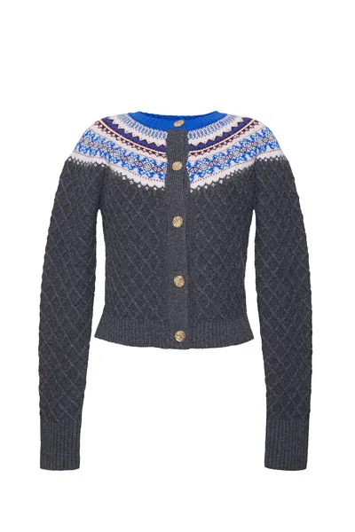 Cara Cara New York Thomas Cardigan In Gray