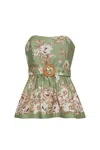 Cara Cara New York Tilda Top In Farfella Sage