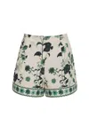 Cara Cara New York Trish Shorts In Willa Egret