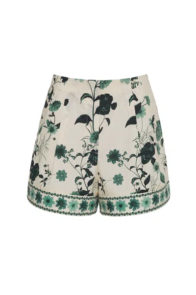 Cara Cara New York Trish Shorts In Willa Egret