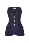 Cara Cara New York Wes Vest In Blue