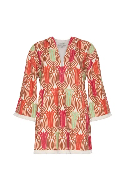 Cara Cara New York Wilson Dress In Lana Egret