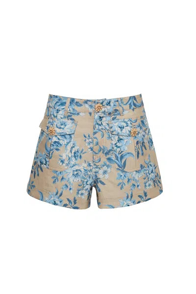 Cara Cara New York Xenia Shorts In Farfella Ginger Root
