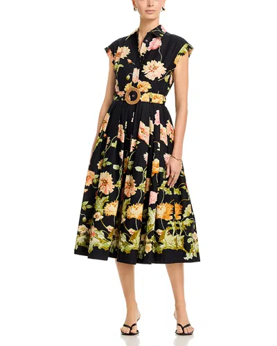 Cara Cara Octavia Belted Dress In Black