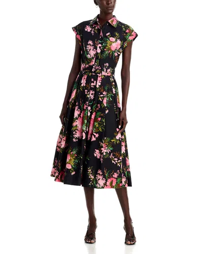 Cara Cara Octavia Cotton Midi Dress In Black