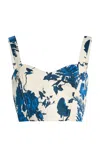 Cara Cara Opal Rosehip-printed Cotton Top In Floral