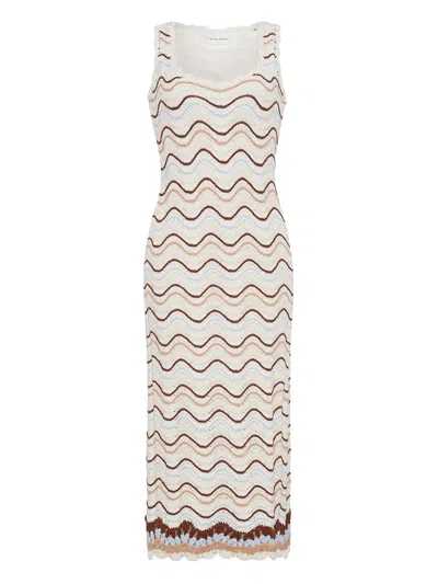 Cara Cara Orel Midi Dress In Neutral