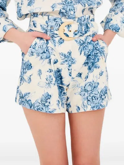 Cara Cara Palmer Floral-print Shorts In Multi