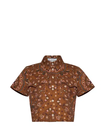 Cara Cara Paro Bandana-print Shirt In Multi