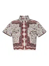 Cara Cara Paro Paisley Print Short-sleeved Shirt In Multi