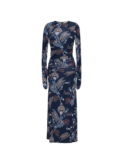 Cara Cara Piermond Paisley-print Maxi Dress In Blue