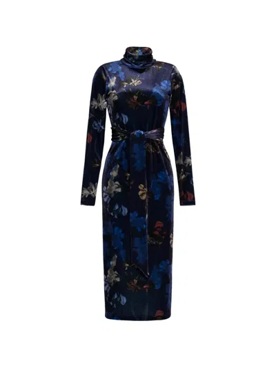 Cara Cara Piper Floral-print Midi Dress In Multi