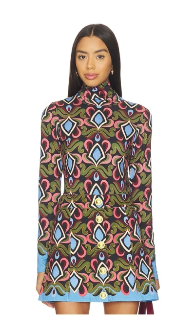 Cara Cara Piper Top In Burgundy