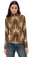 Cara Cara Piper Top Fontaine Olive In Brown