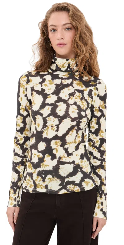 Cara Cara Piper Top Spotted Black In Brown