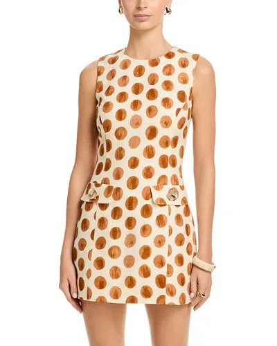 Cara Cara Posie Spot-print Mini Dress In Multi