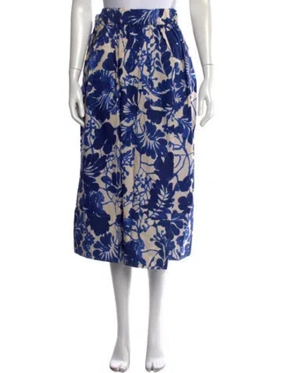 Pre-owned Cara Cara Printed Midi Length Skirt W/ Tags In Multi