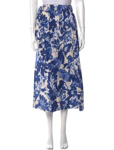 Pre-owned Cara Cara Printed Midi Length Skirt W/ Tags In Multi