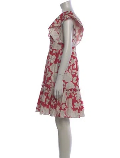 Pre-owned Cara Cara Printed Mini Dress In Multi