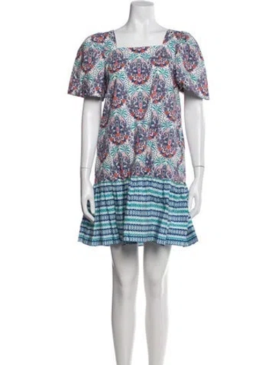Pre-owned Cara Cara Printed Mini Dress W/ Tags In Multi
