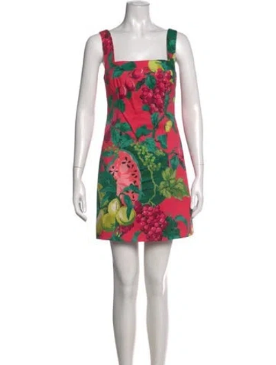 Pre-owned Cara Cara Printed Mini Dress W/ Tags In Pink