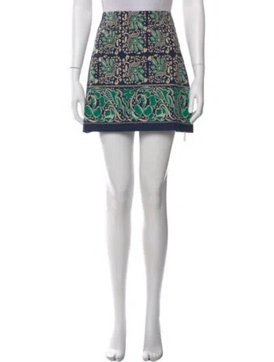 Pre-owned Cara Cara Printed Mini Skirt