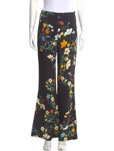 Pre-owned Cara Cara Printed Wide Leg Pants In Multi