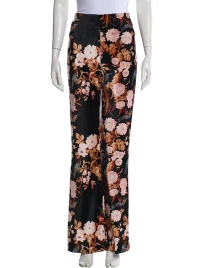 Pre-owned Cara Cara Printed Wide Leg Pants W/ Tags In Black