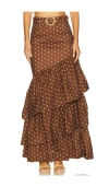 Cara Cara Priya Skirt In Brown