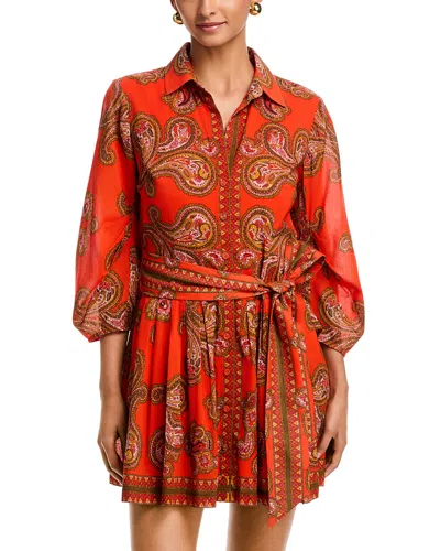 Cara Cara Raya Mini Dress In Orange