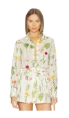 Cara Cara Relaxed 롱슬리브 셔츠 In White