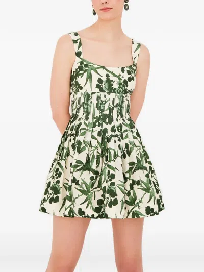 Cara Cara Ria Floral-pattern Mini Dress In Multi