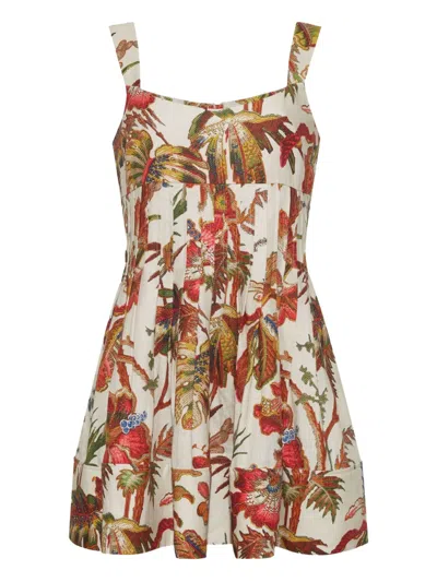 Cara Cara Ria Floral-print Mini Dress In Multi