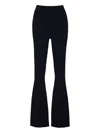 Cara Cara Ribbed Flared Trousers In Black