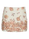 Cara Cara Roseland Mini Skirt In Neutral
