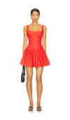 Cara Cara Structured-bodice Mini Day Dress