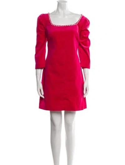 Pre-owned Cara Cara Scoop Neck Mini Dress W/ Tags In Pink