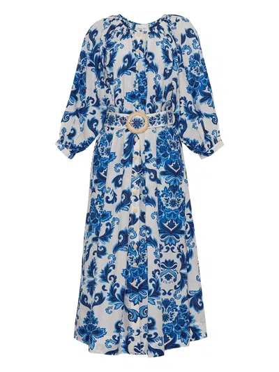 Cara Cara Simone Dress In Blue