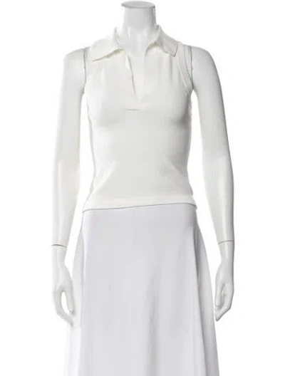 Pre-owned Cara Cara Sleeveless Polo W/ Tags In Neutrals