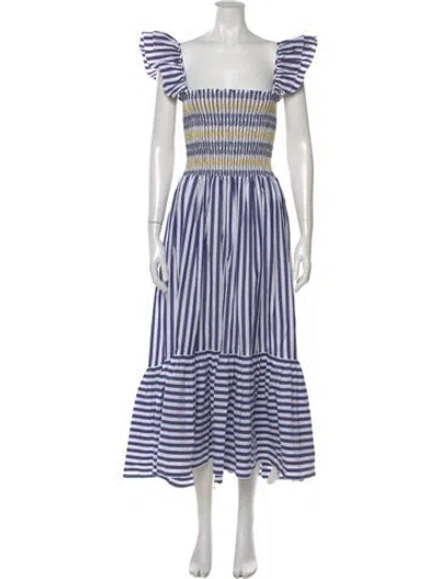 Pre-owned Cara Cara Striped Long Dress