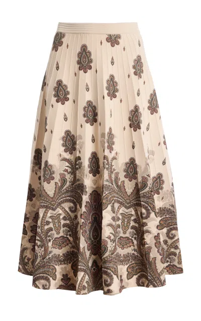 Cara Cara Tavira Printed Midi Skirt In Neutral