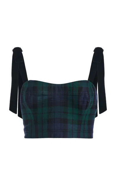 Cara Cara Tira Virgin Wool Top In Blue