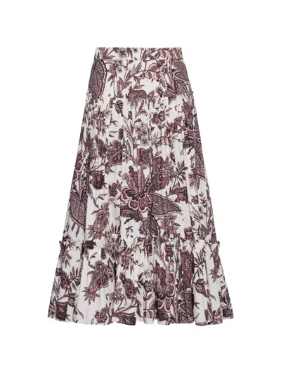 Cara Cara Tisbury Floral-print Maxi Skirt In Multi